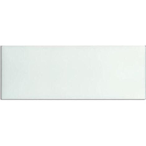 Cristal rectangular mate para aplique 30x15cm