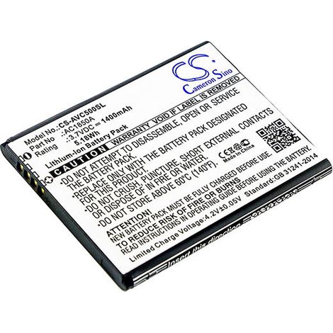 NX - Batterie téléphone, smartphone, GSM pour Archos 3.7V 1400mAh - AC1850A (1/2)