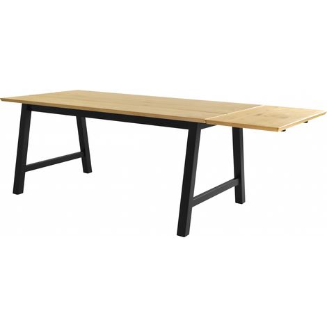 Eame plateau supplémentaire, largeur 45 cm, chêne sauvage plaqué.