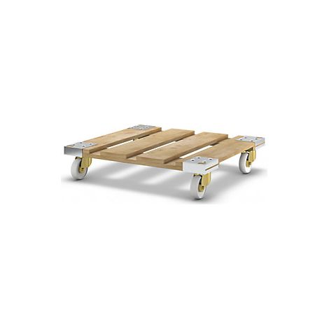 Tablero rodante de madera  carga máx 500 kg  peso 13 kg