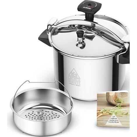 Pentola a pressione in acciaio inox da 9 litri - P0534900 - Seb