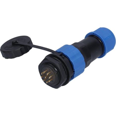 Luftfahrtstecker IP68 wasserdichter Stecker mit rückseitiger Mutter, Stecker und Buchse, Stoßverbinder, 250 V, 5 A, SP20