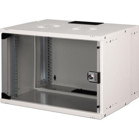 Digitus SOHO PRO Wandgehäuse hellgrau 7U robust