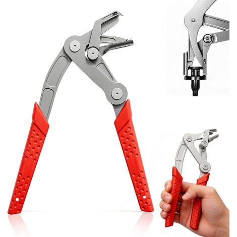 1 Pince a Clips Automobile de Démontage Outil Demontage Garniture Voiture Pince Multiprise en Inox Démontage sans Dommage Rivet Clip pour Porte Tableau Bord Coffre Fastener Clip Removal Pliers (1/5)