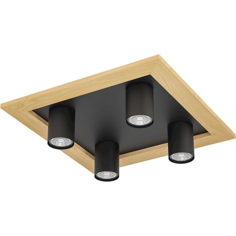 Luminaire plafonnier LED à 4 spots, lampe de plafond pour (1/5)