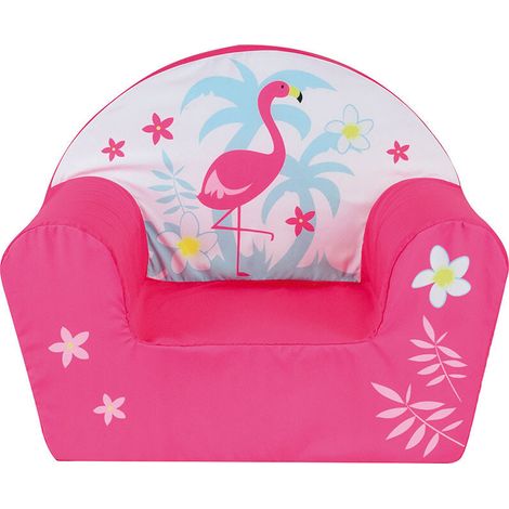 Fauteuil club mousse Flamant Rose (1/3)