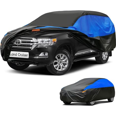Bâche Voiture Exterieur Respirante, Compatible avec Toyota Land Cruiser(1990-2024), Housse de Protection Voiture Extérieur, Toutes Saisons Peuvent Tout Gérer Contre Pluie Soleil Poussière.,Taille pour (1/5)