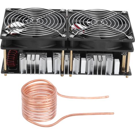 Plaque de chauffage par induction 2500W haute fréquence avec anneau en cuivre et ventilateur de refroidissement (1/5)