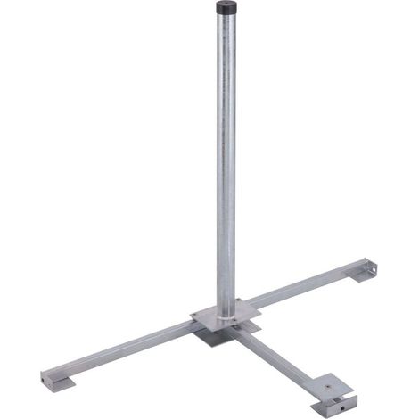 HERKULES Support de panneaux en Acier Galvanisé Dalles 50 x 50cm Mât 85 cm (1/2)