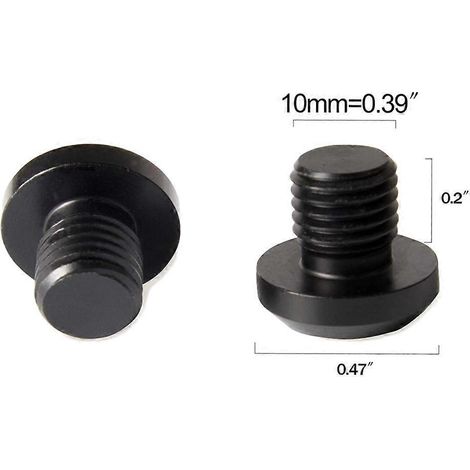 4 bouchons de vis en aluminium CNC M10 x 1,25 pour rétroviseurs de moto, remplacement Yamaha FZ, bouchons d’orifice fileté, visserie moto, pièces de rechange. (1/4)