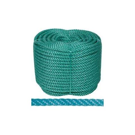 Rollo de cuerda de polietileno Rombull Verde8mm Verde 100m