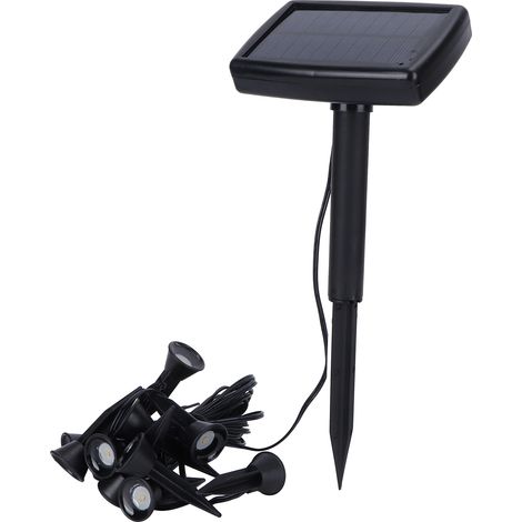 Lampe solaire souterraine 2 W, lampe d'extérieur, éclairage blanc chaud pour allée de jardin (1/5)