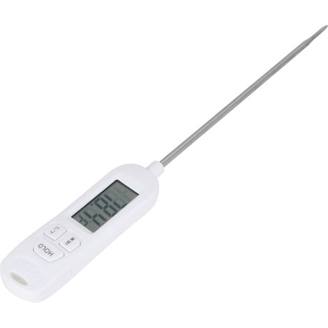 Thermomètre Numérique Électronique pour BBQ avec Sonde Longue en Acier Inoxydable (1/5)