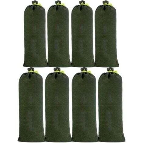 8pcs Sac a Sable en Toile Boudin Anti Inondation Contre Sable Inondation Les Modèles Améliorés ne se Fanent pas pour Drainage pour Garage Magasin Ecole Gare Bâtiment Usine Entrep 30x70cm (1/5)