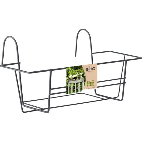 PORTA FIORIERA GREEN BASICS BALCONY RACK 50CM ANTRACITE ELHO