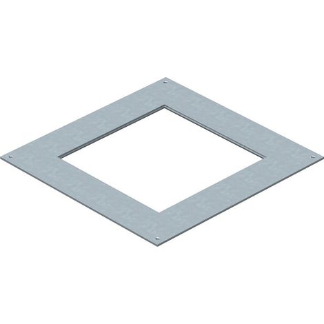 OBO Bettermann Tapa de montaje 350-2/3 para GES9 383x383x4 Acero cincado, 7400513