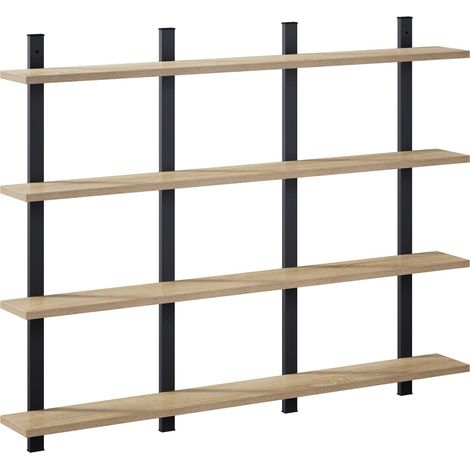 Scaffale da parete Rovere Sonoma 102 x 13.5 x 80 cm vidaXL (1/5)