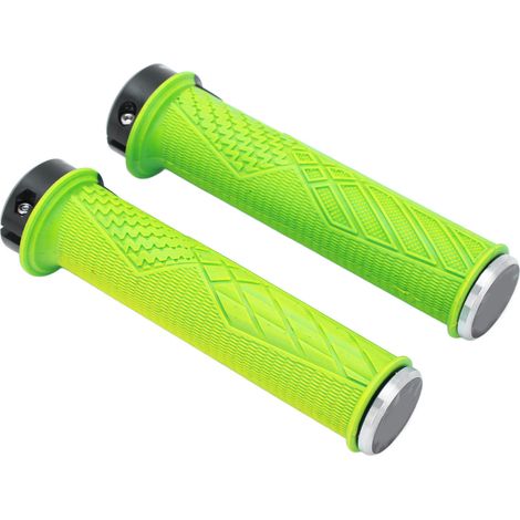 Set mit 2 rutschfesten und langlebigen Fahrradlenkergriffen, grün (1/5)