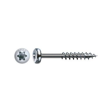 Spax Vis bois Tête ronde TR T-STAR+ TORX T30 WX6X100 Filetée sur 61-1 pièce (1/5)