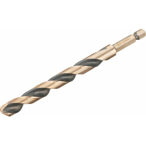 DEWALT DT20616-QZ HSS-G Foret pour le métal 1 pièce 10 mm Longueur totale 138 mm protégé contre la c (1/3)