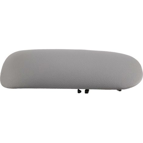 Couvercle d'accoudoir de console centrale en similicuir gris, compatible avec BMW Mini Cooper 2002-2008 R56 R50 R53. (1/4)