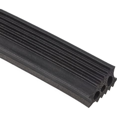 Rs Pro – Joint d'étanchéité EPDM noir 20m x 10.5mm – Joint à lèvre pour espaces confinés – Dureté Shore 25° – Pour portes et fenêtres (1/3)