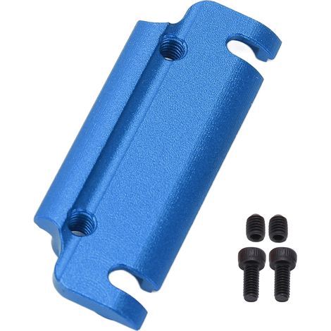 Boîtier de transmission avant/arrière en alliage d'aluminium pour Arrma 1/8 Karton, pièce de rechange RC, support de pression supérieur, bleu. (1/5)