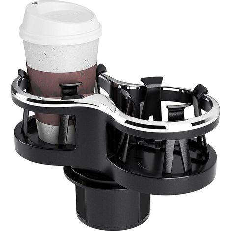 2-in-1-Autobecherhalter mit verstellbarem Fuß und mobilem Ständer (1/5)