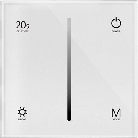 Variateur LED Tactile Monocouleur 220V AC 360W TRIAC - Blanc - SILAMP