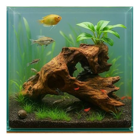 Bois flotté pour aquarium, bois flotté pour aquascaping, paysage dur pour aquascaping, décoration de terrarium pour (1/4)