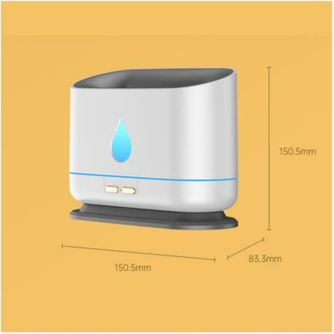 capacité Diffuseur d'air Atomiseur Diffuseur d'arôme à ultrasons Cool Mist Maker Humidificateur d'air (1/4)