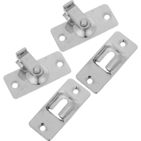 2 Pièces Loquet de Porte Coulissante à Angle (1/5)