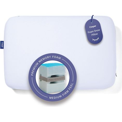 Oreiller en Mousse pour lit King Size Blanc (1/5)