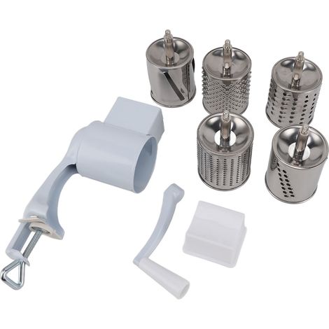 Manuelle Getreidemühle aus Aluminiumlegierung und Edelstahl - Getreidemühle mit Tischklemme für Gewürze, Pfeffer, Mais (Modell 2) (1/5)