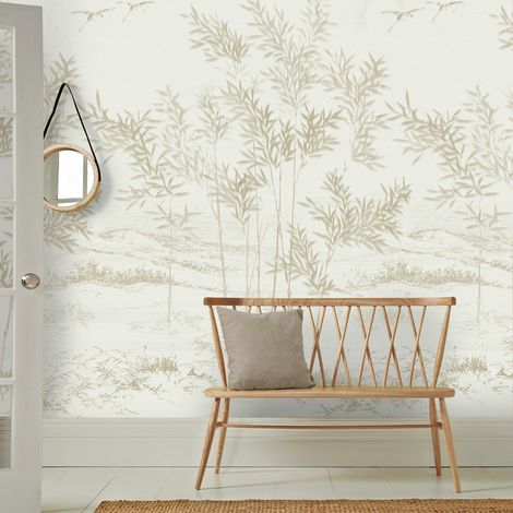 Papier peint panoramique Océane 159 x 280cm Beige (1/4)