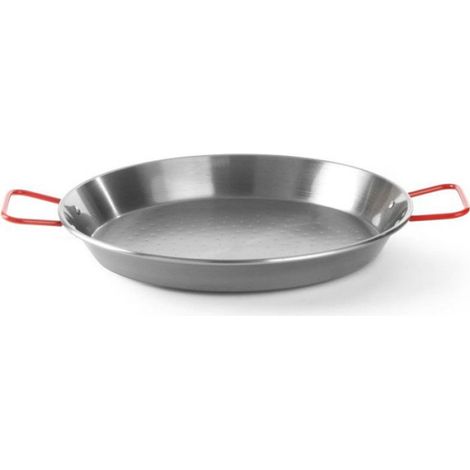 Poêle À Paella - Acier Laminé - Diamètre 380 Mm Hauteur 120 Mm - 2 Poignées Ergonomiques - 1 Unité (1/2)