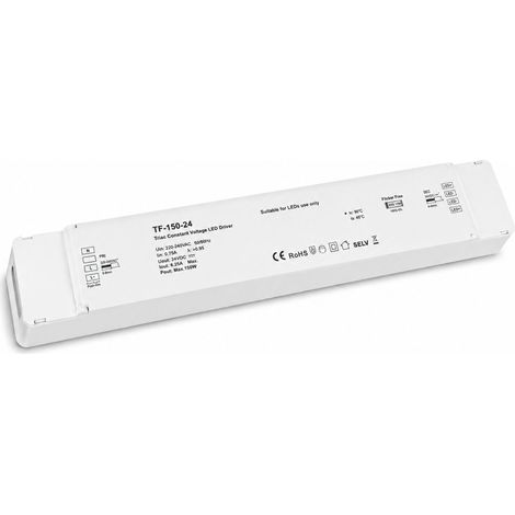Alimentatore Dimmerabile 24V 150W Triac ELV Pulsante Varialuce Su 220V Per Striscia Led 24V TF-150-24 (1/3)