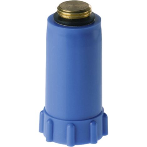 Tappo di collaudo impianti blu ottone (1/3)