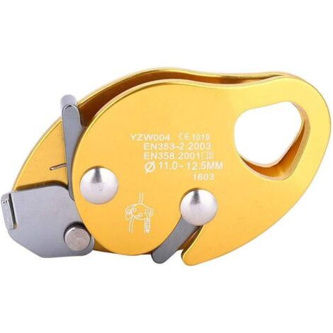 QORVA-Saisissant Corde Dispositif d'Auto-Verrouillage, Accessoires de Protection pour l'escalade en Plein Air Sécurité Boucle de Corde Dispositif Auto-Bloquant Verrouillage (1/5)
