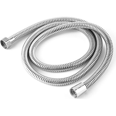 Flexible De Douche - Acier Inoxydable Et Laiton Massif - Anti-Torsion 1 5M - Raccord 1 2 IPS - Pour Salle De Bain (1/5)