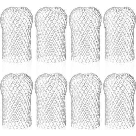 Lot de 8 Crapaudine de Gouttière en Aluminium, Filtres de Gouttière Flexible et Durable (1/5)