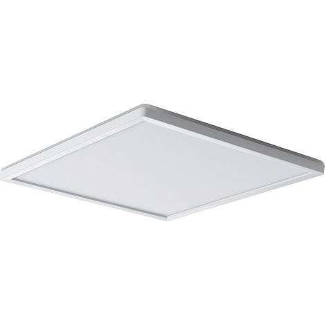Plafonnier LED AZPO 225x225mm, 12,3W, 3000/4000/6000K, IP54, blanc (1/4)