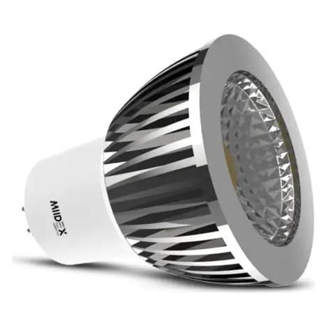 Ampoule LED GU5.3 Spot 5W 4000K Dimmable Aluminium 75 Miidex Lighting®