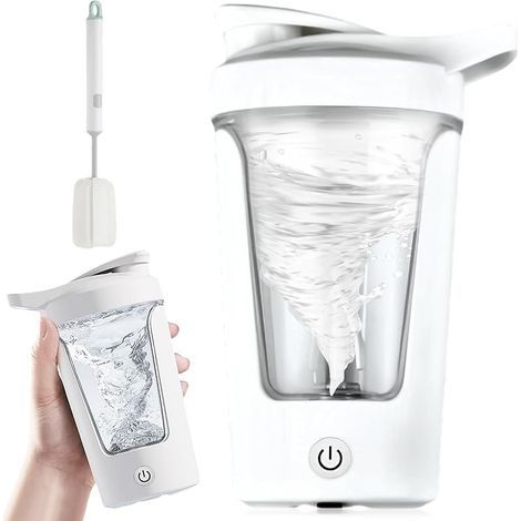 Shaker Électrique 450 ml : Mixeur Automatique de Protéines Rechargeable USB - Mélangeur Pour Shake Protéiné (1/5)