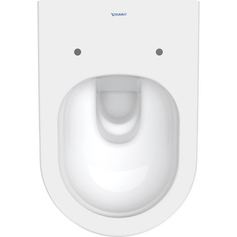 Duravit – Ensemble WC mural D-NEO – Cuvette profonde sans bride – Siège WC avec Durafix blanc – Volume de chasse 3/4,5L (1/10)