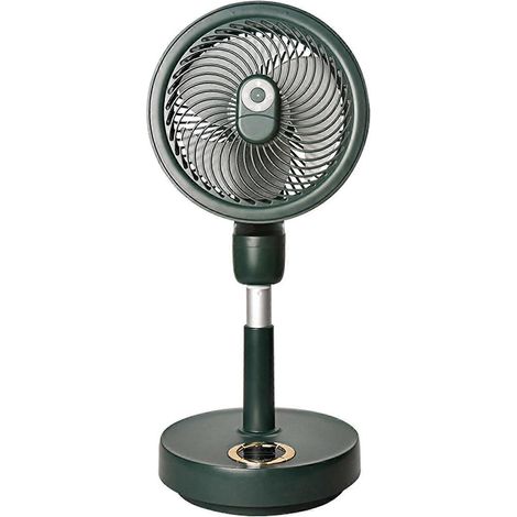 Ventilateur de table programmable avec télécommande, oscillant à 120°, idéal pour le camping en plein air.