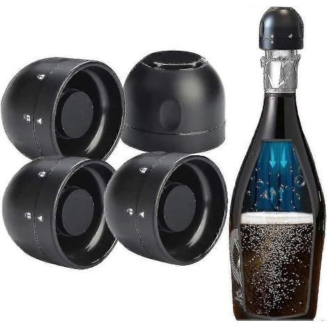 Lot de 4 bouchons pour bouteille de champagne (1/5)