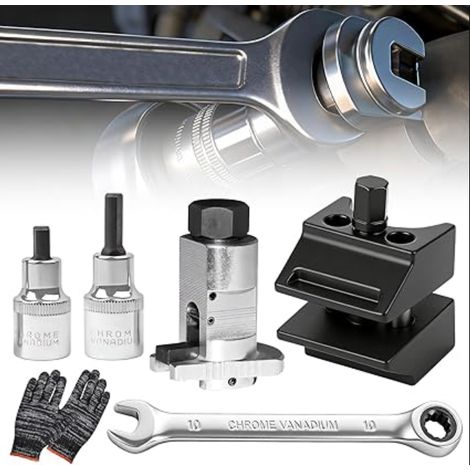 Strut Spacer Kit Steel Wheel Bearing Spreader with Gloves and Key Shock Absorber Repair Tool for Cars Suv and Commercial Vehicles (1/5)