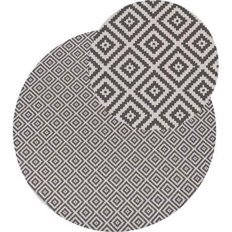 Outdoor Rug THRISSUR Grey ø 160 cm (1/5)