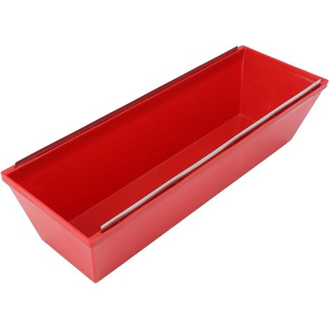 Bac à Boue pour Cloisons Sèches 14 Pouces, Plateau à Boue Plâtre Plastique ABS avec Bords Cisaillés pour Mélanger Peinture au Mortier Ciment pour les Projets Bricolage (1/5)